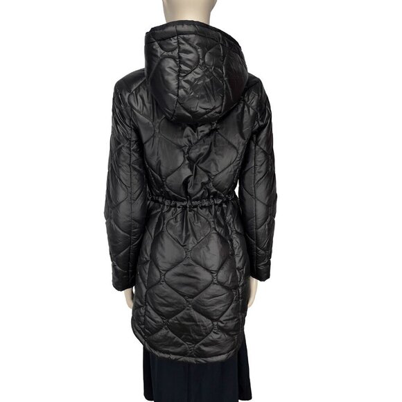 SAM EDELMAN Onion Quilted Anorak Jacket Black sz XS - Picture 5 of 9